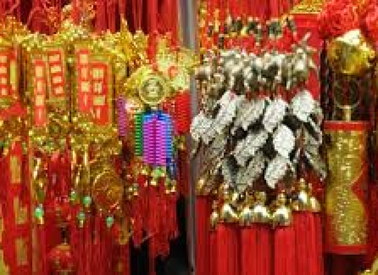 Liễn nhí treo cây Mai - Đào - Quất